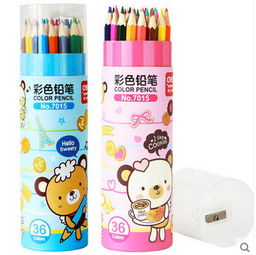 得力7015 36色彩色鉛筆 釋放創意，描繪多彩世界